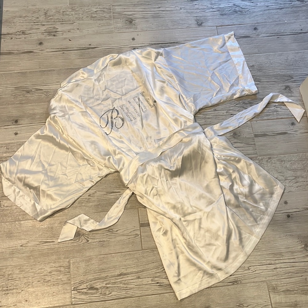 Victorias Secret Silk Bridal Robe
